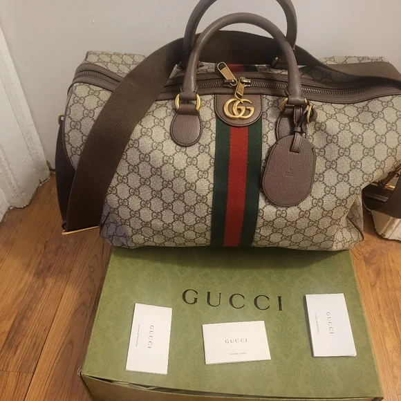 Authentic Gucci Ophidia Medium Duffle Bag - Picture 5 of 16